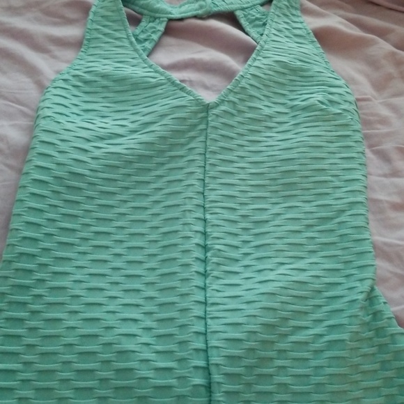 FITNESS JUMPSUIT - ANTI CELLULITE HONEYCOMB SCRUNC - Picture 5 of 5